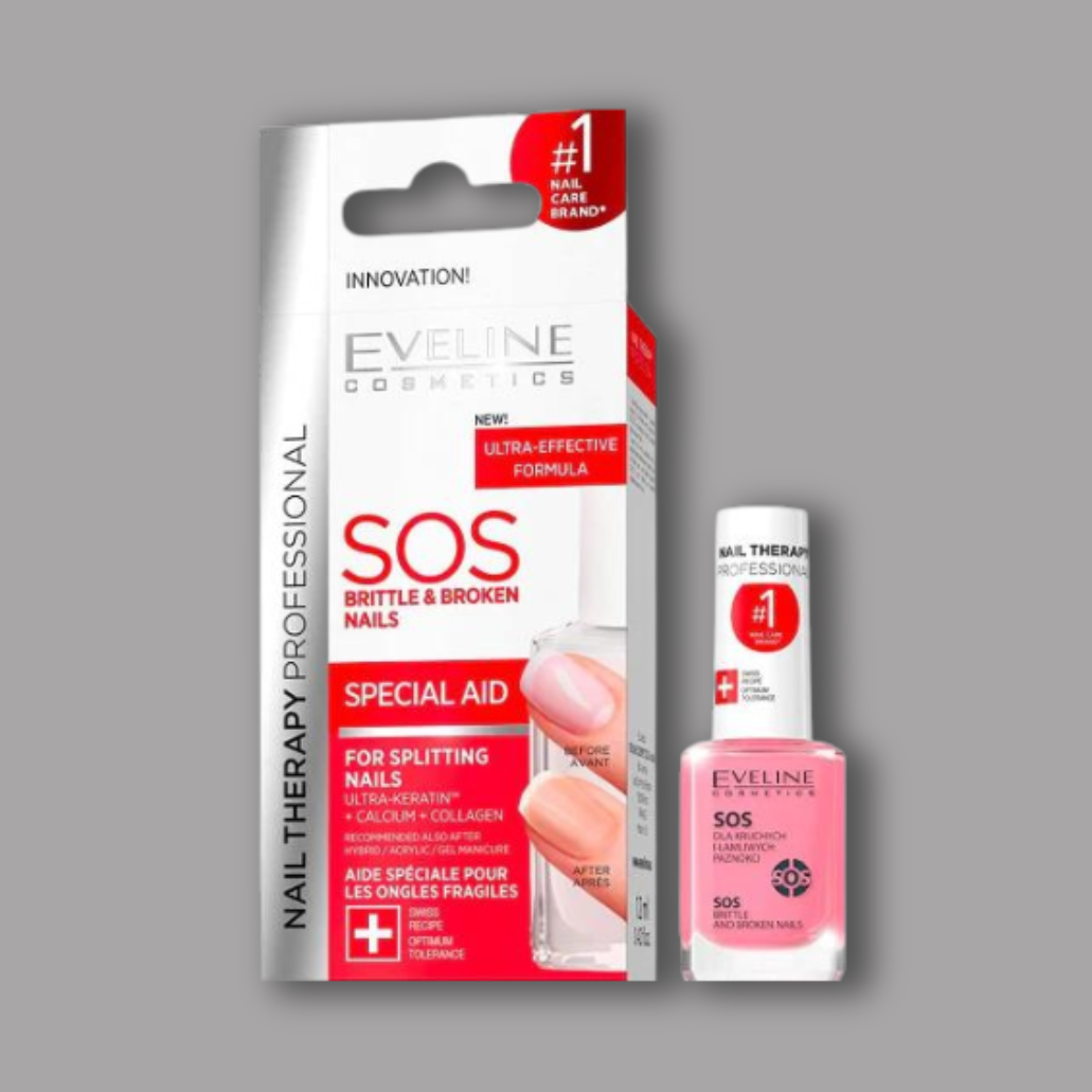 Eveline Therapy Professional SOS Brittle & Broken Nails-12ml