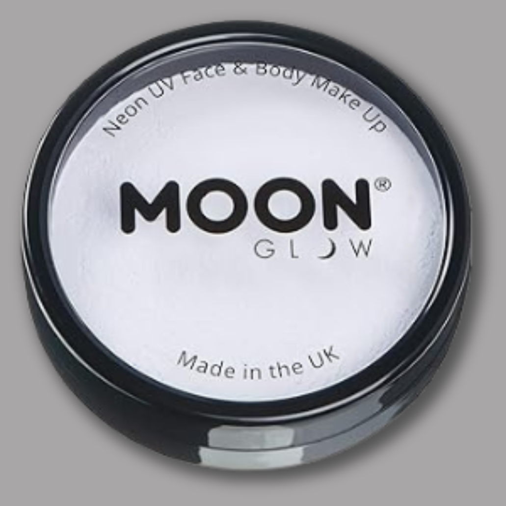 Moon Creations Pro Face & Body Paint Cake Pot - White